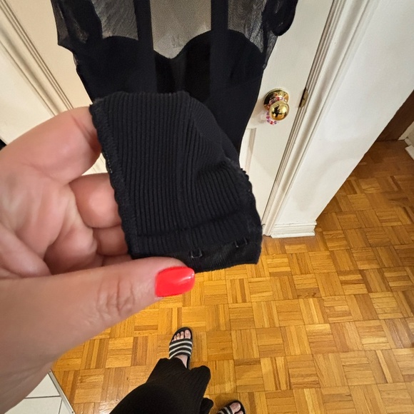 Vintage 80s/90s mesh and ribbed bodysuit corset style - Picture 13 of 13